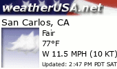 Click for Forecast for San Carlos, California from weatherUSA.net